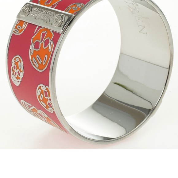 Alexander McQueen metal/enamel cuff - Picture 2 of 13